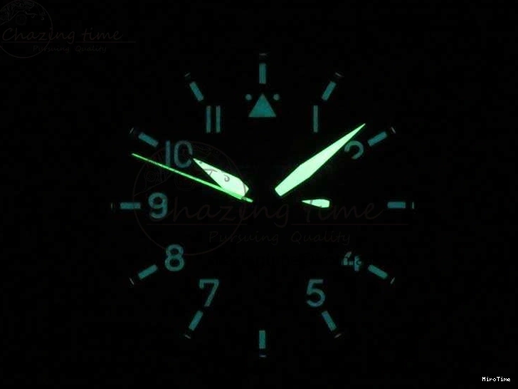 MIROTIME 0823 Big Pilot IW510301 Satin-Polished RG YLF Best Edition Black Dial On Leather Strap A Flexible 7222